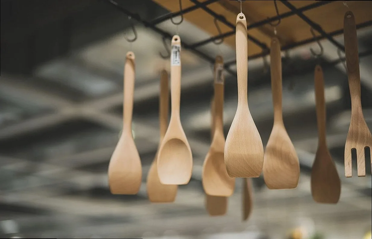 tools, cooking, wooden, food, dining, restaurant, kitchen